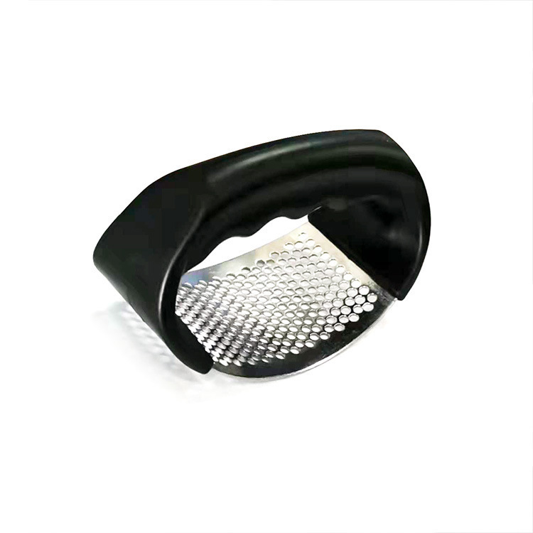 Stainless Steel Garlic Press Rocker Manual Garlic Mincer Crusher
