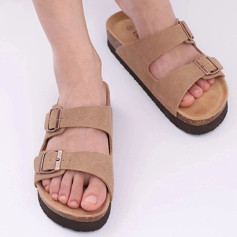 Thick Soft Sole Cork Sandals for Women and Men