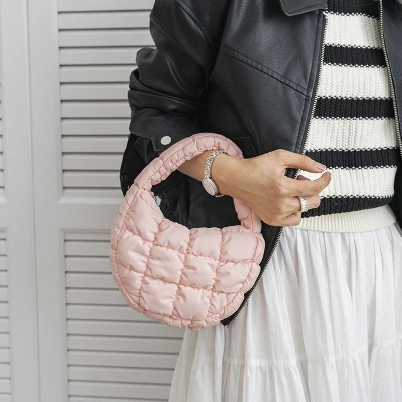 Fashion Mini Puffer Tote Bag and High-Performance Quilted Nylon Hub Architecture