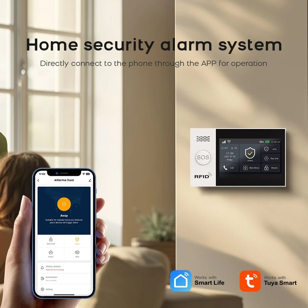 Smart 4.3 Inch HD Touch Security Command Center