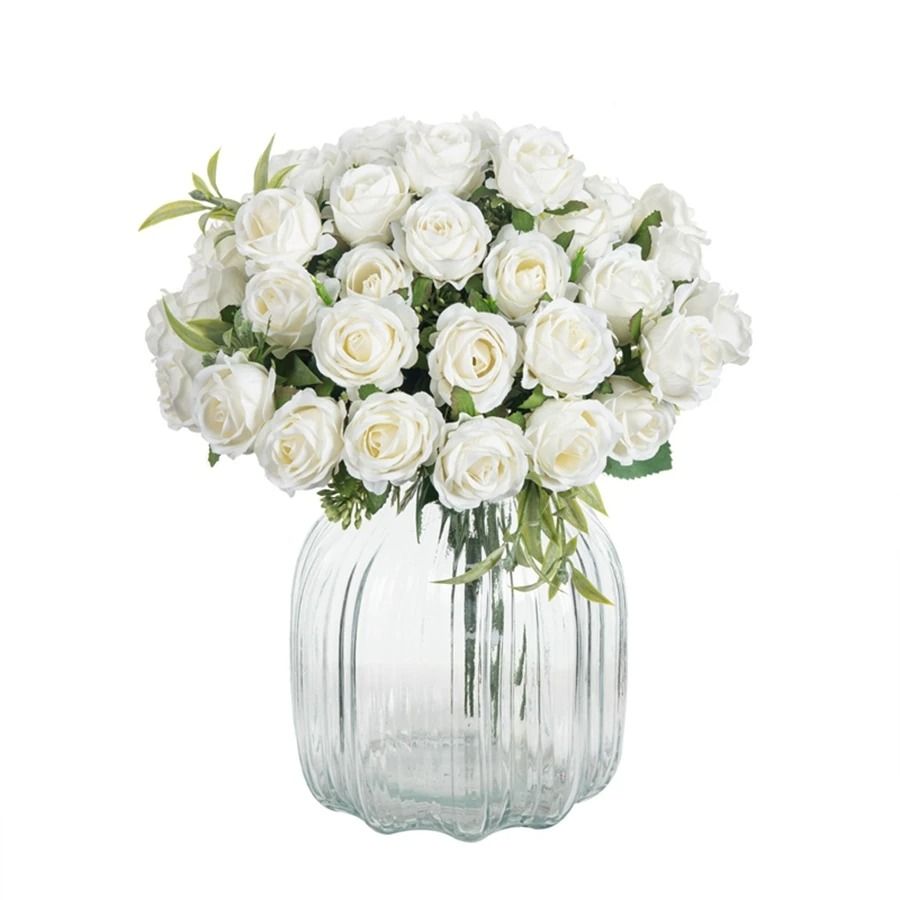 Elysian Silk White Rose Bundle