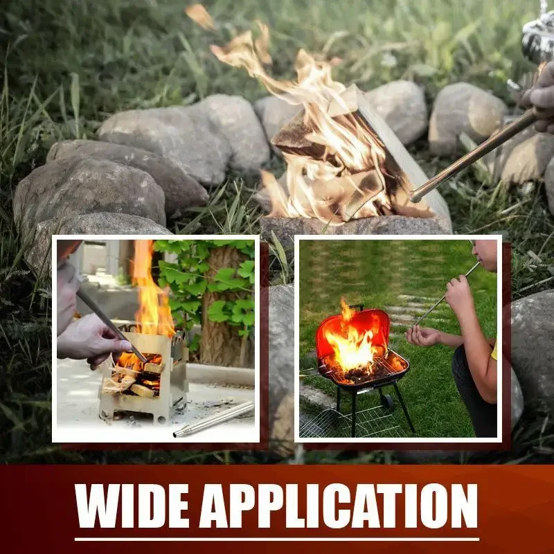 Collapsible Fire Blowpipe for Camping & Outdoor Fun