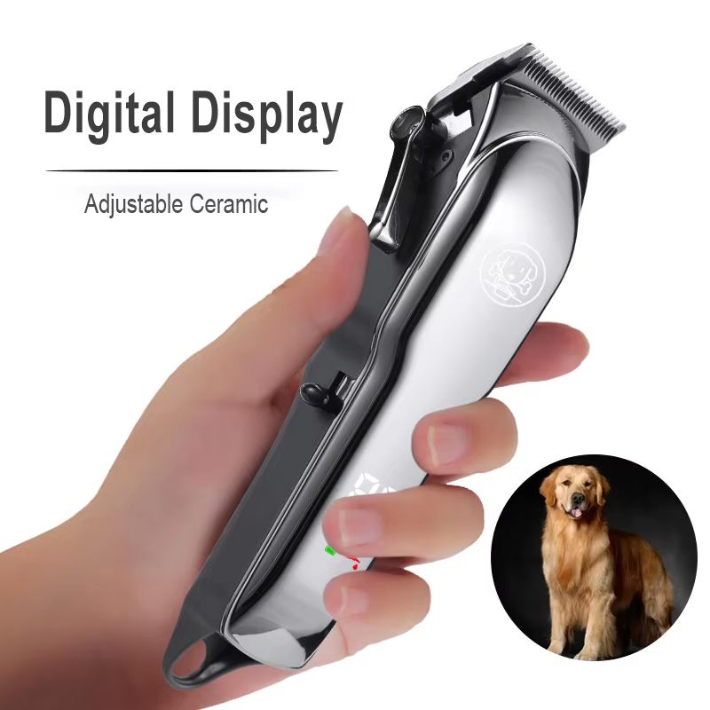 Professional Pet Grooming Clipper – Quiet Dog Hair Trimmer and Cat Shaver with Complete Grooming Kit