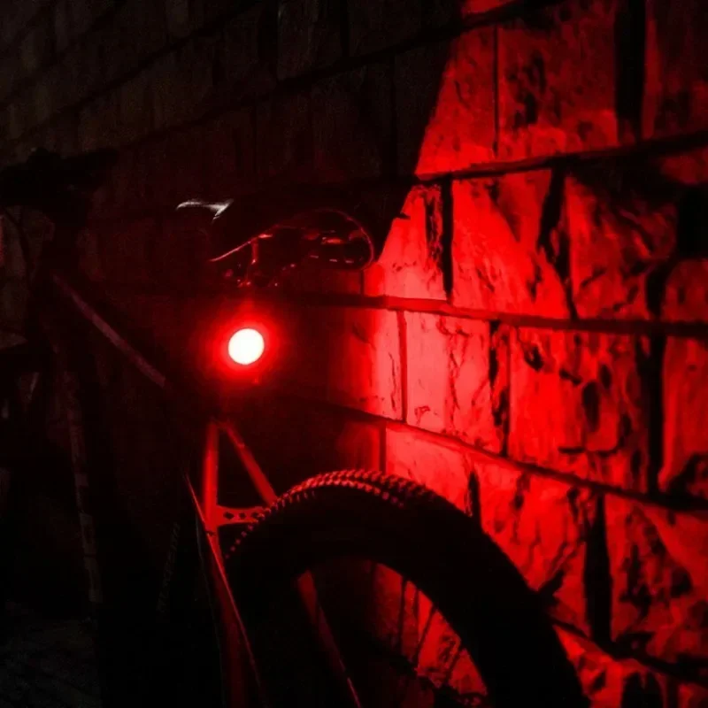 LED Bicycle Taillights Waterproof Rear Lamp, MTB Bike Light Battery Powered, Cycling Safety Warning Headlight