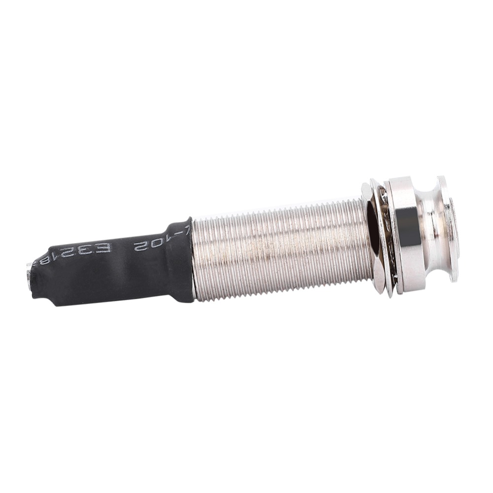 Acoustic Guitar Endpin Jack, Piezo Pickup Jack with Built-in Rod