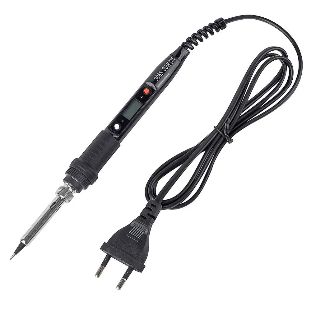 Digital Adjustable Temperature Soldering Iron with LCD Display