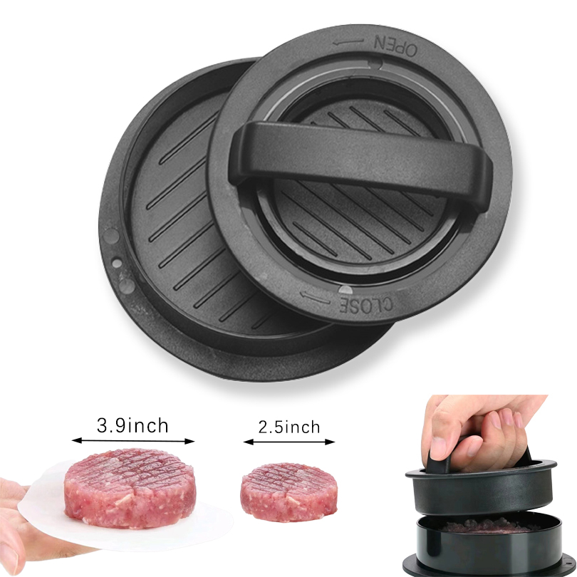Stainless Steel Smash Burger Press, Hamburger Patties Meat Masher Mold