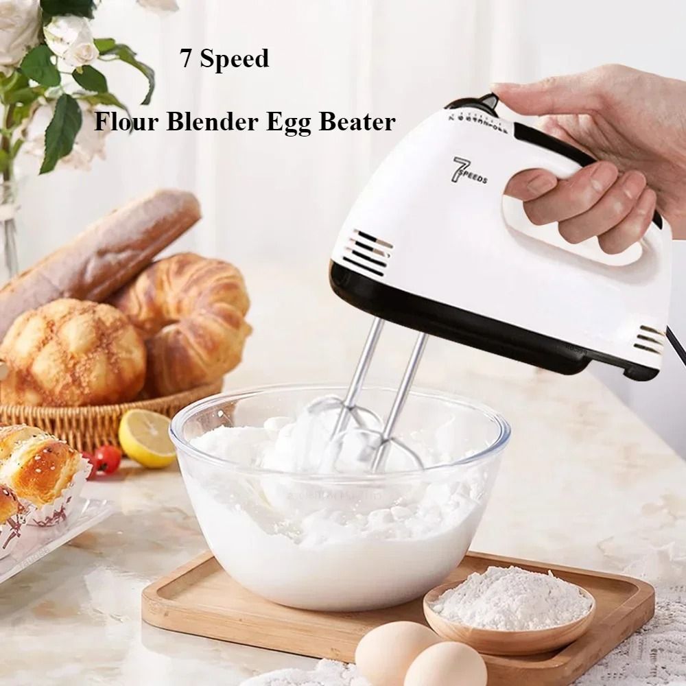 Handheld 7 Speed Electric Dough and Cream Mixer