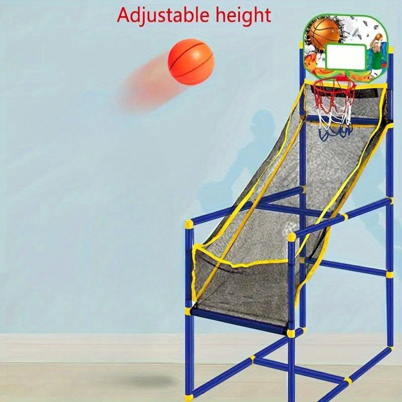 Arcade Basketball Game Set for Indoor and Outdoor Play Easy Setup with Pump and Balls Perfect Holiday and Birthday Gift