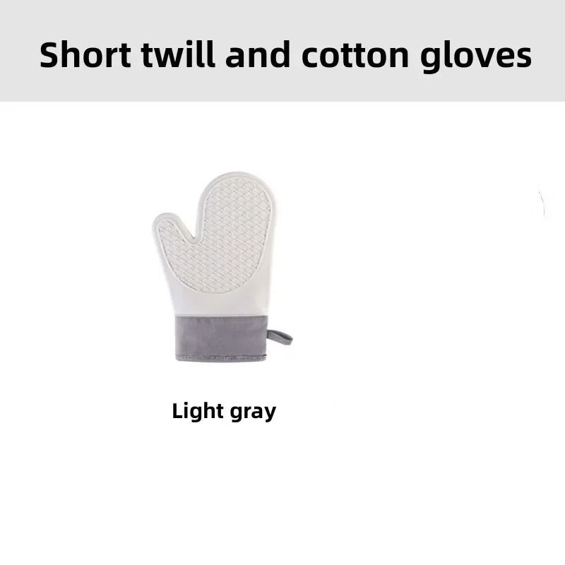 Cotton Twill Silicone Baking Glove