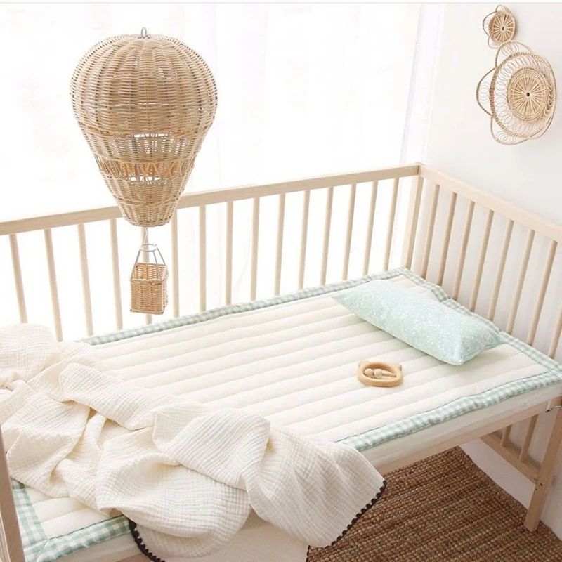 Handwoven Rattan Hot Air Balloon Baby Room Decor