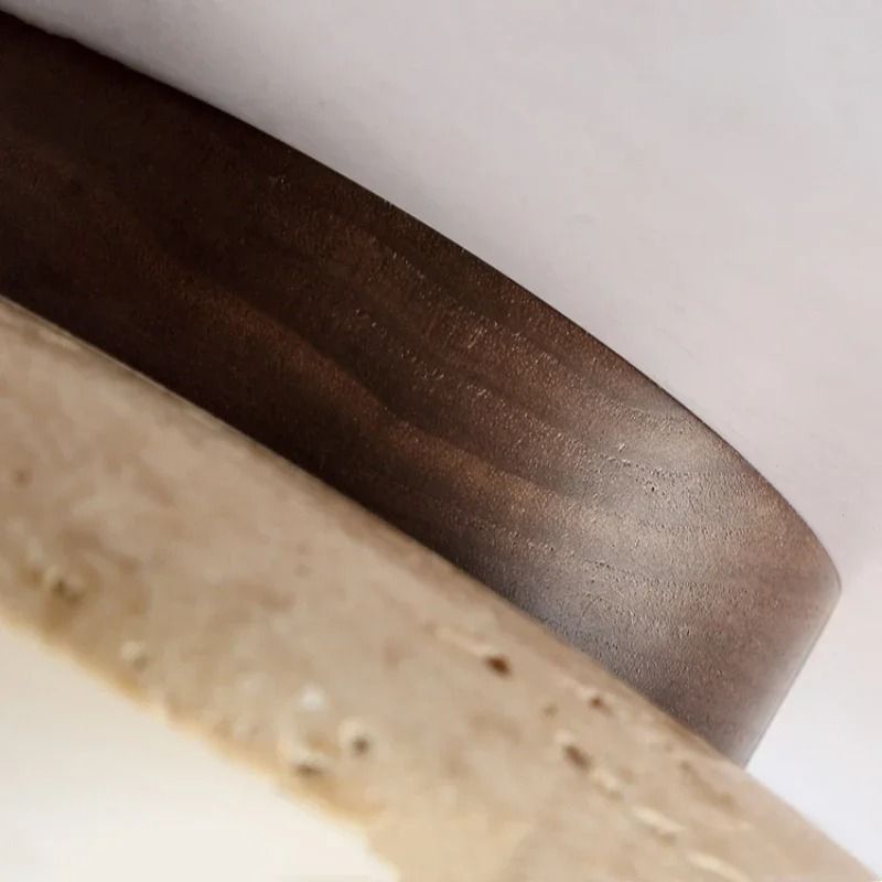 Modern Travertine Ceiling Lamp