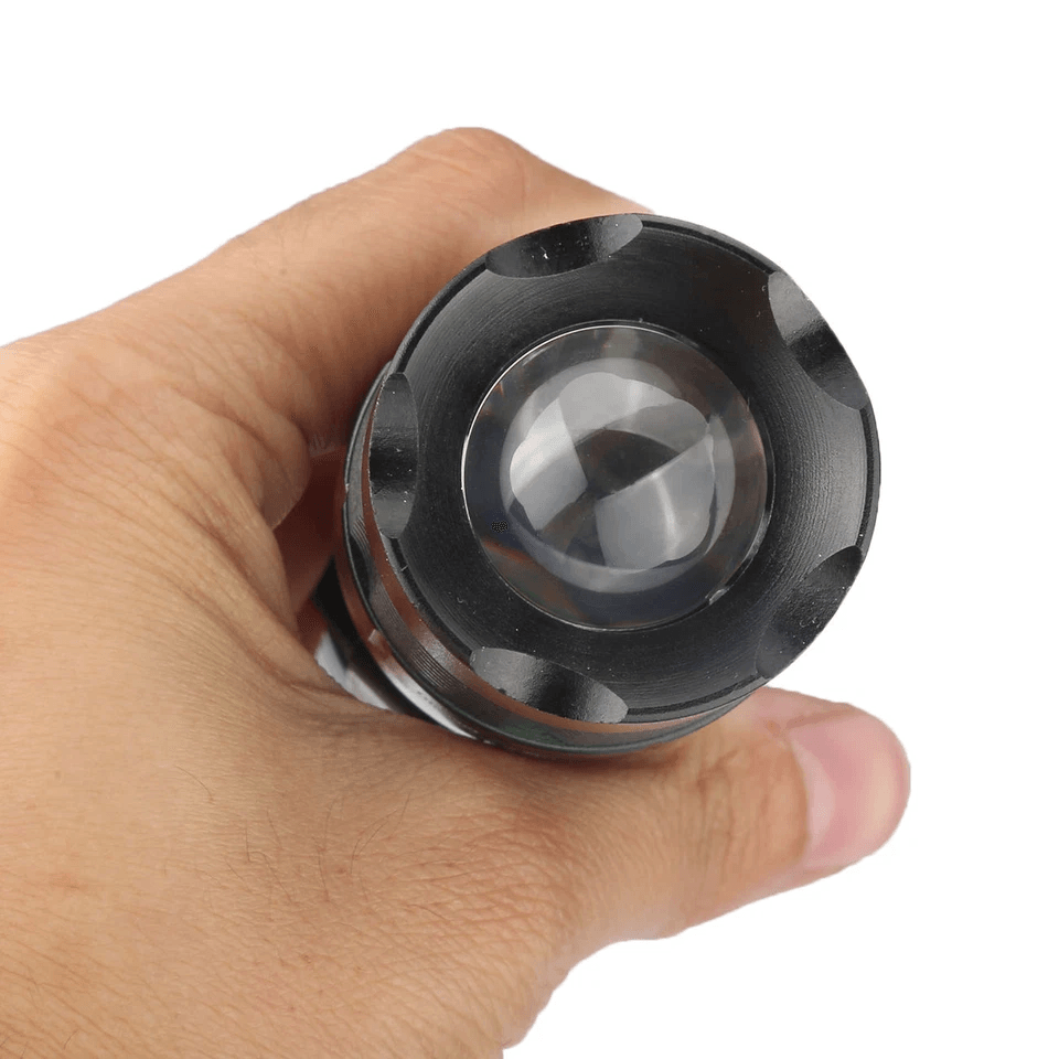 Zoomable Tactical Flashlight Torch, Aluminum LED Light for Outdoor & Emergency Use