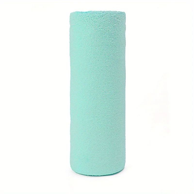 20-Sheet Microfiber Dishcloth Roll Reusable Double-Sided Kitchen Cleaning Cloth