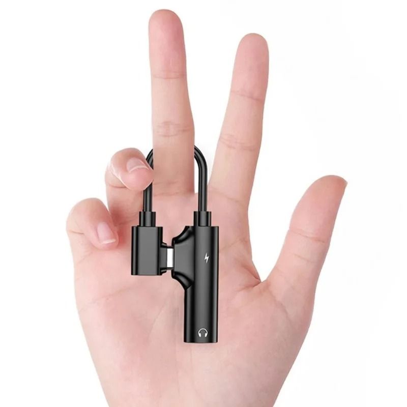 2 in 1 USB C to 3.5mm AUX Adapter Headphone Jack Audio Splitter