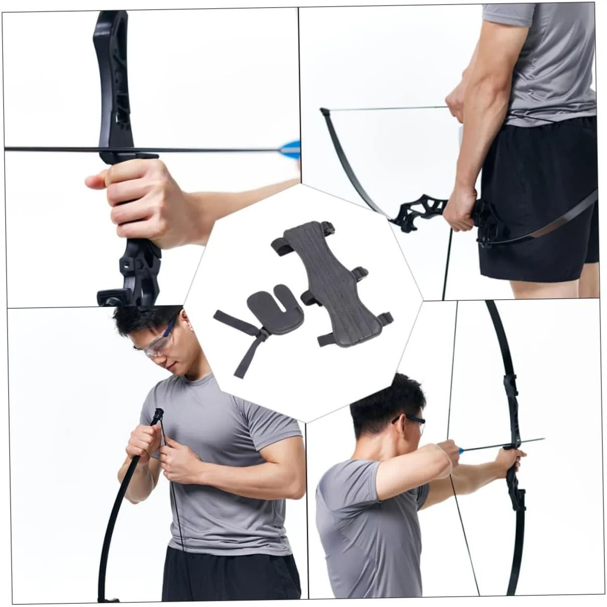 Professional Archery Protection Set Arm & Finger Guards