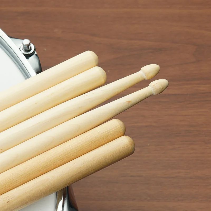 Miwayer 1 Pair 7A Premium Maple Drumsticks for Jazz, Practice – Durable Lightweight Drum Sticks for All Ages Skill Level