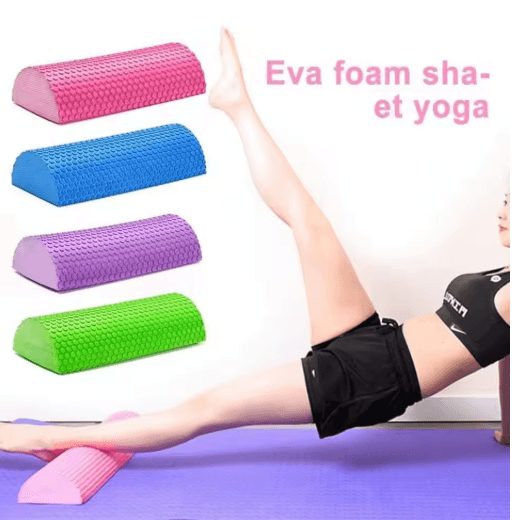 30cm Half Round EVA Foam Roller for Massage Balance & Muscle Recovery