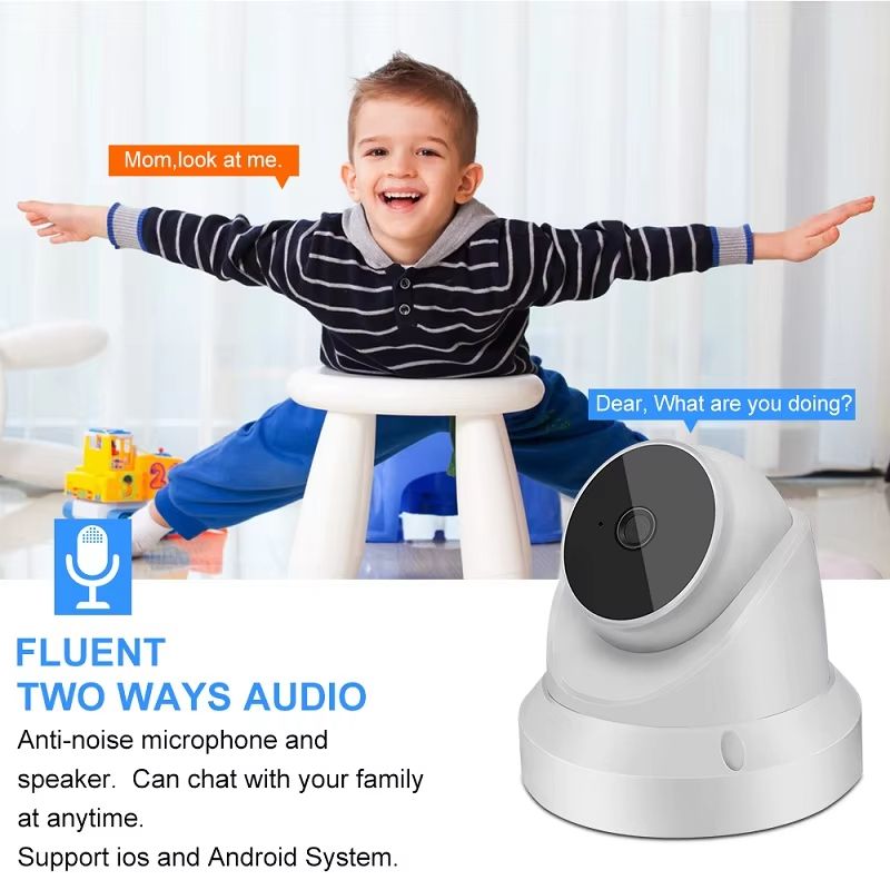 3MP WiFi IP Smart Home Security Dome Camera