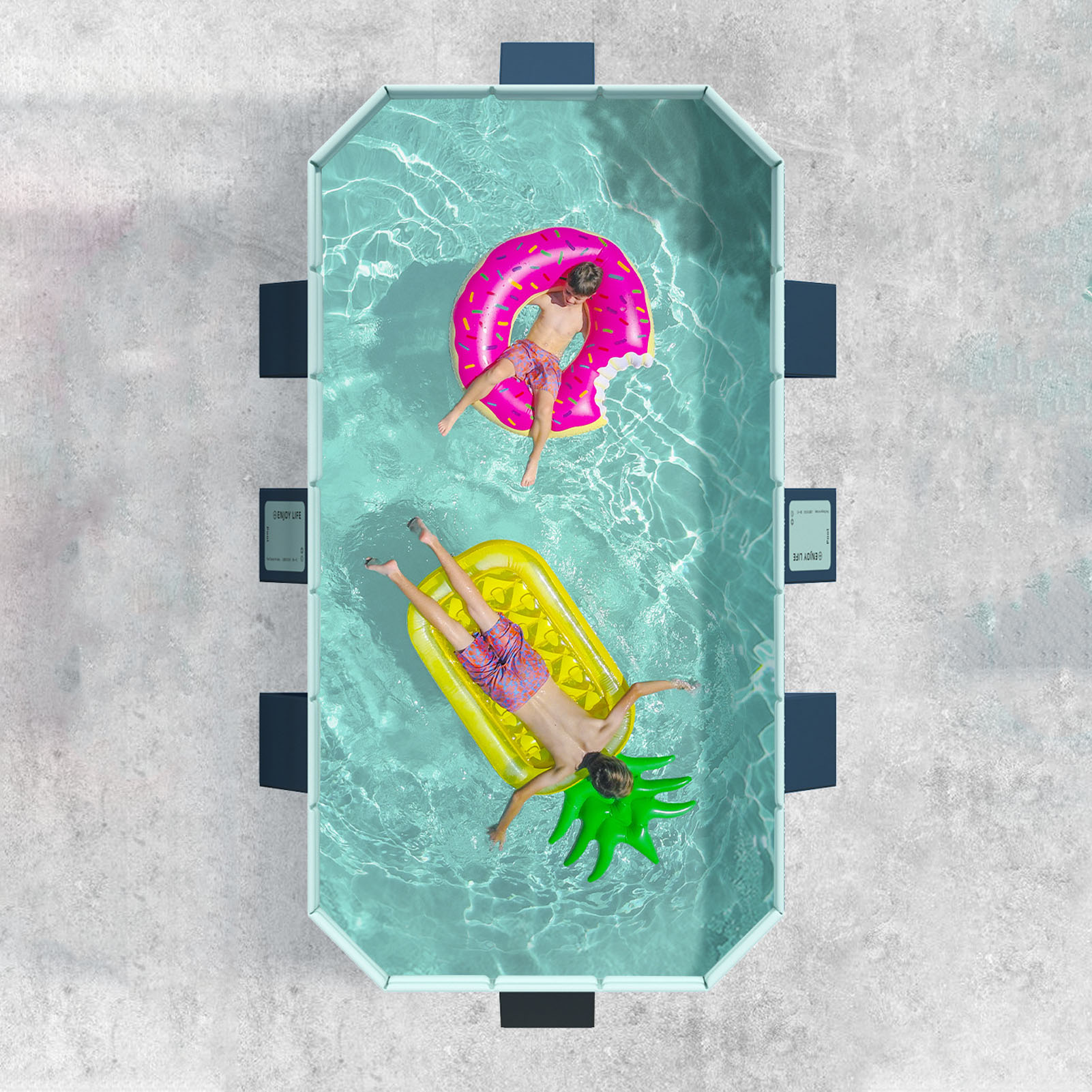 Outdoor Foldable Swimming Pool, Foldable Pool, Folding Oversize Bath Pool Inflation at Home