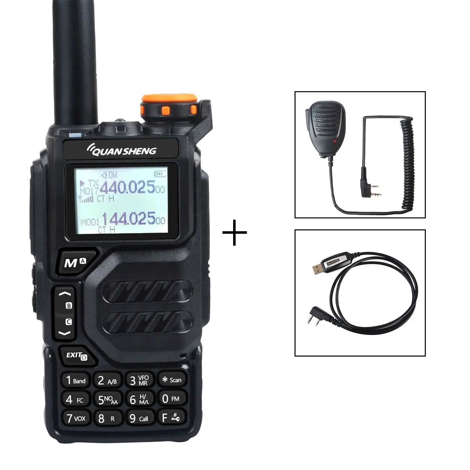 Quansheng UV-K5 Multi-Band Walkie Talkie – Professional 5W Two-Way Radio