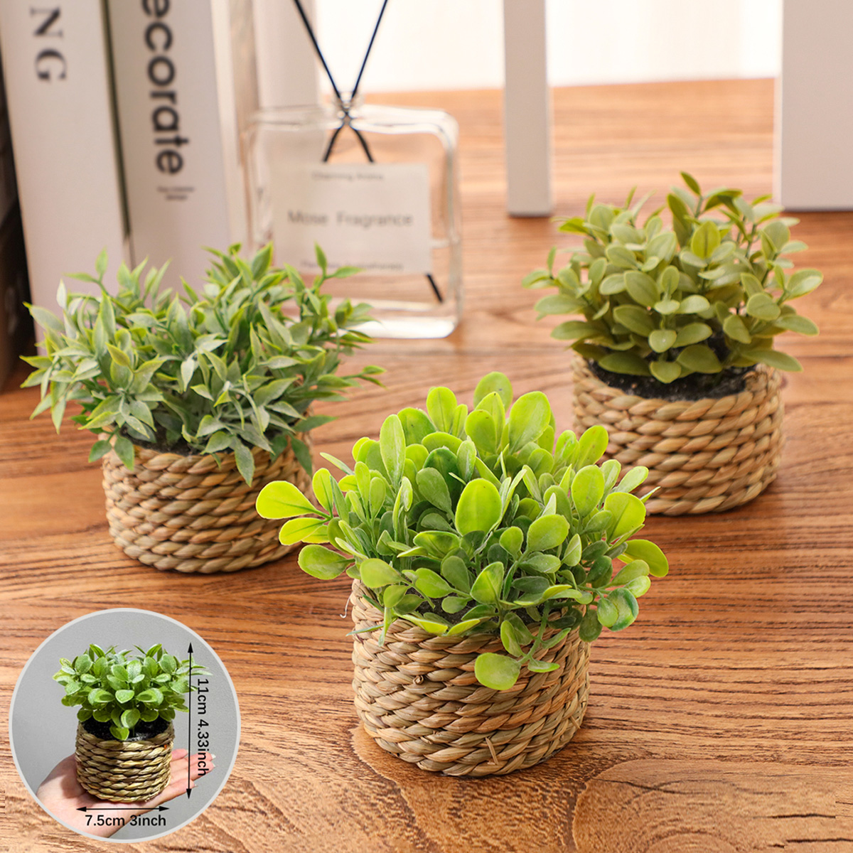 Faux Greenery for Home Decor, Potted Eucalyptus Plant for Elegant, Low-Maintenance Spaces