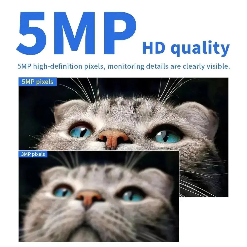 5MP E27 Smart Bulb Security Camera with 360° Human Tracking & Full-Color Night Vision