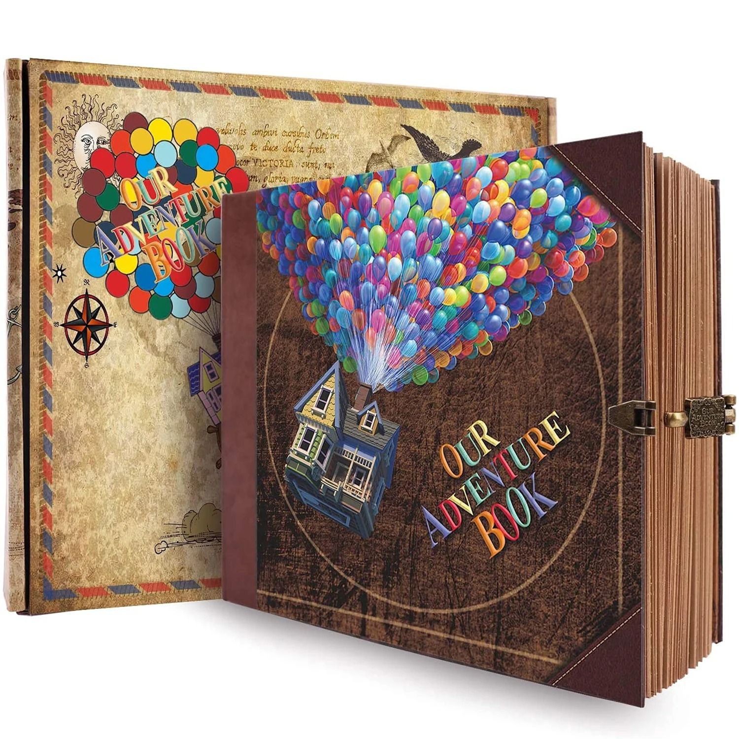 DIY Handmade Our Adventure Photo Album Scrapbook