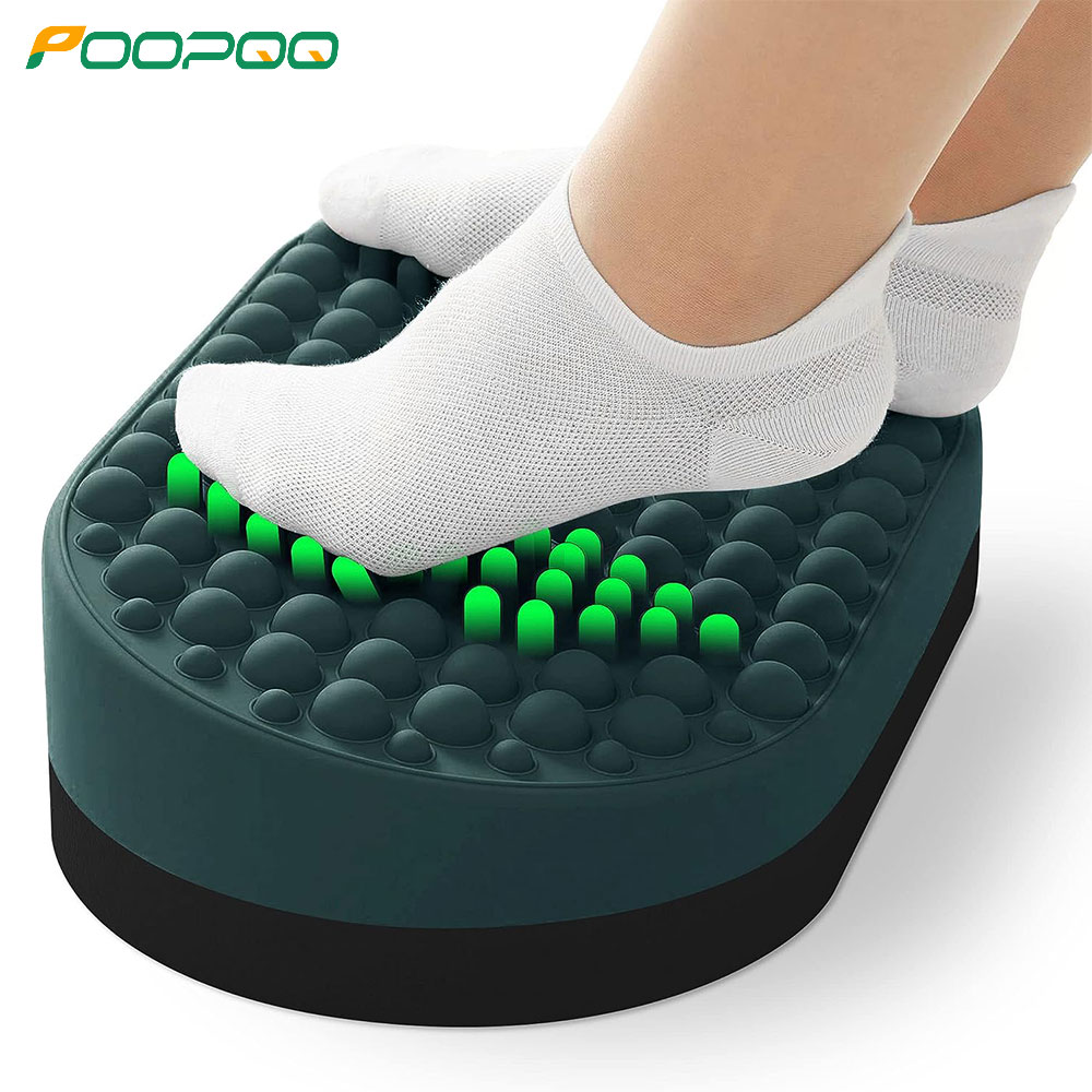 Adjustable Under Desk Foot Rest & Stool, Ergonomic Relief for Back & Hip Pain for Office Chairs and Gaming Setups