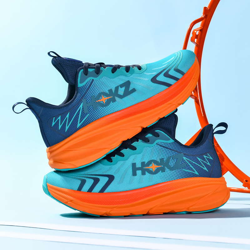 Men Breathable Running Shoes, Non-Slip, Cushioning Sneakers for Outdoor Sports