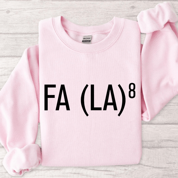 Funny Christmas Sweatshirt Fa La La Math Holiday Teacher Math Lover Pullover