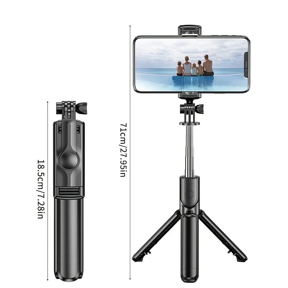 360 Degree Flexible Selfie Stick Tripod