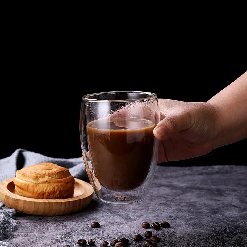 Double Wall Glass Coffee Tea Cup
