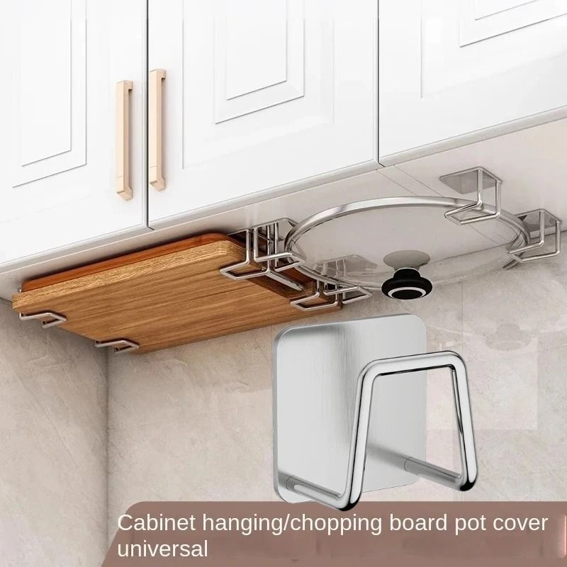 Drill Free Stainless Steel Culinary Storage Rack