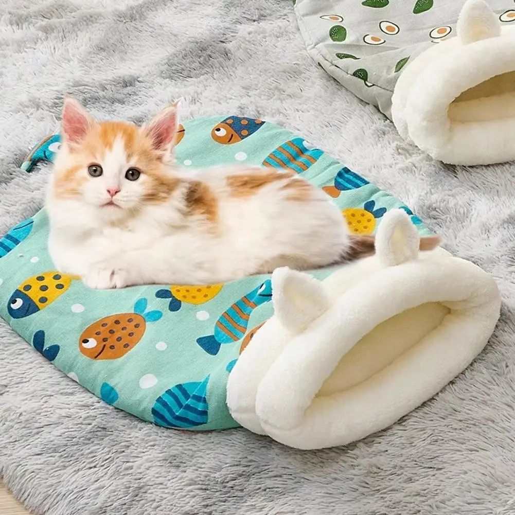 Plush Pet Sleeping Bag Bed