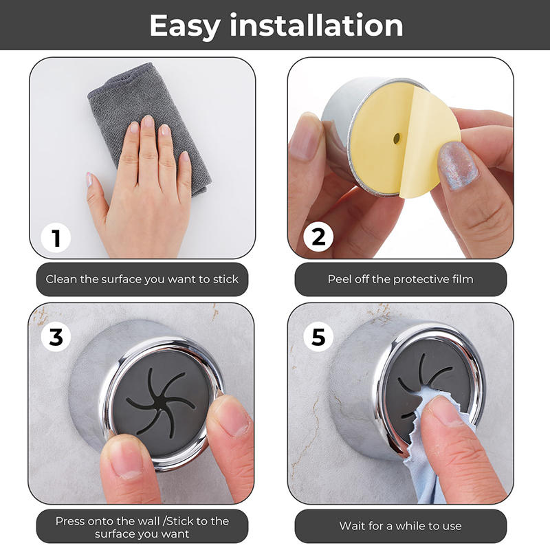 Dishcloth Holder, Towel Hook, Hanging Storage Racks for Kitchen and Bathroom