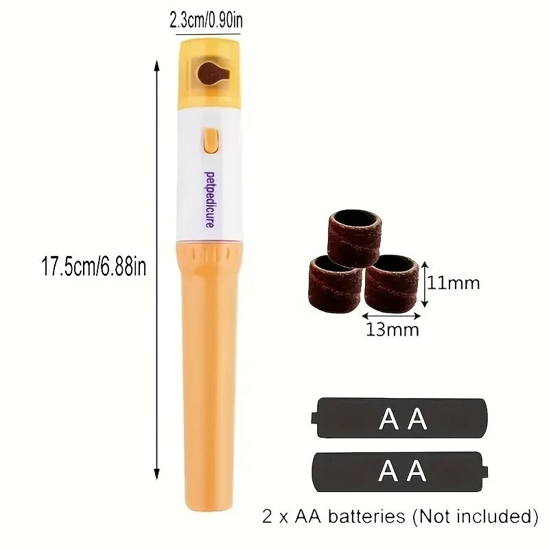 Electric Pet Nail Grinder Dog Nail Trimmer with Interchangeable Heads