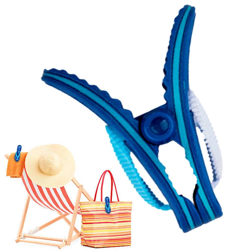 Cute Beach Towel Clips Heavy Duty Towel Holder Pegs for Chairs and Poolside Use