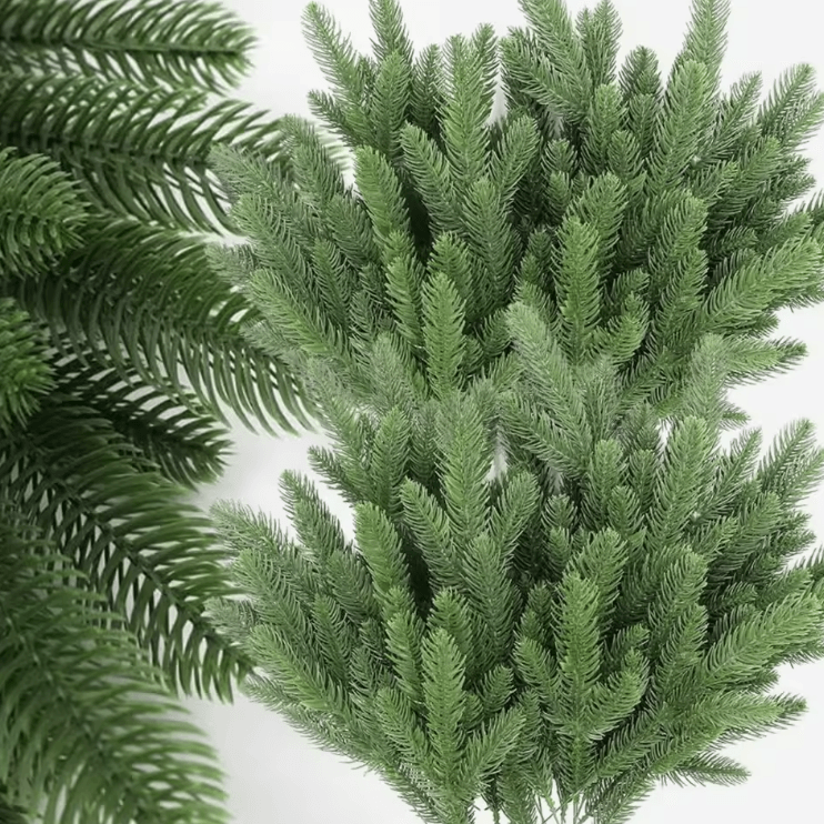 20PCS Artificial Pine Needle Branches – DIY Christmas Greenery for Garland & Decor