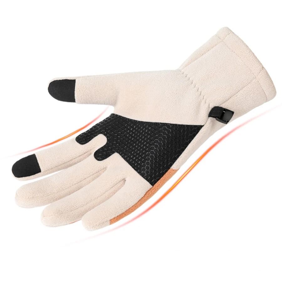 Thermal Fleece Windproof Outdoor Cycling Gloves