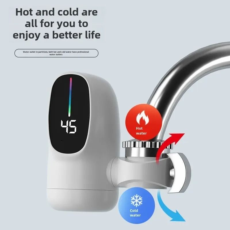 Instant Electric Hot Water Faucet with Temperature Display