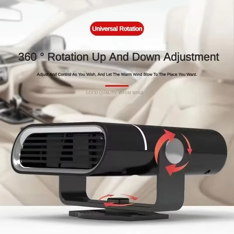 Portable Car Heater Windshield, Automatic Defogging Defrost Fast Heater for Car and Household Electric Use