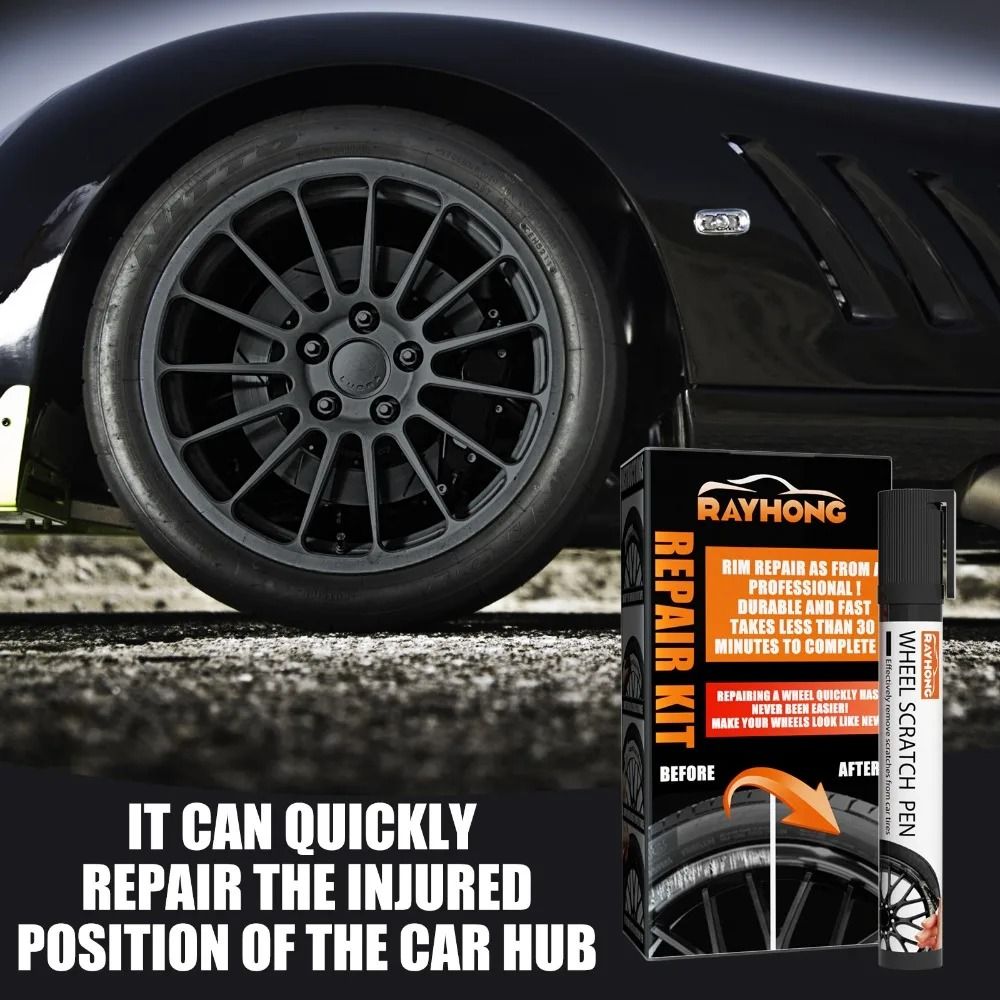 Universal Alloy Wheel Repair Kit – Portable DIY Scratch Paint Fix – High-Yield Automotive Interaction Hub