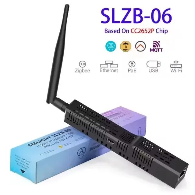 Smart Zigbee 3.0 Adapter with Ethernet, WiFi, USB, and PoE