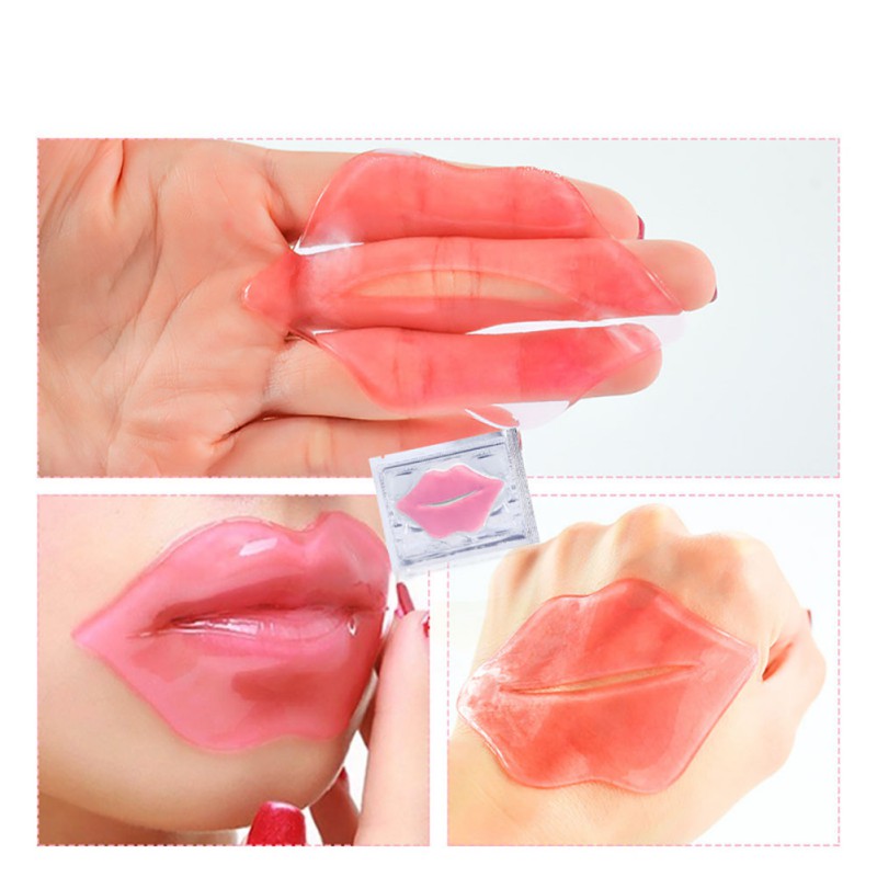 Crystal Collagen Lip Mask Moisturizing Lip Patches for Plump Nourished Lips