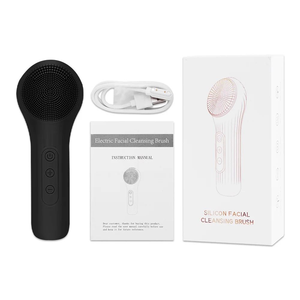 Sonic Silicone Facial Cleansing Brush and Massager