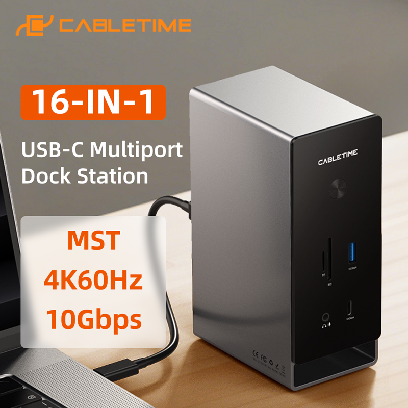USB C Dock Station, HDMI, Type C, Lan Port for Laptop and Mac Book Pro