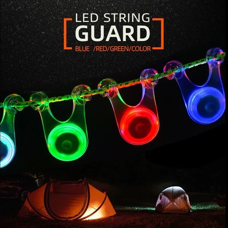 Waterproof LED Tent Rope Safety Lights
