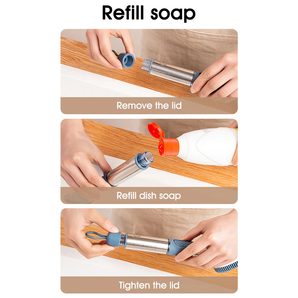 4 Head Kitchen Scrubber Brush