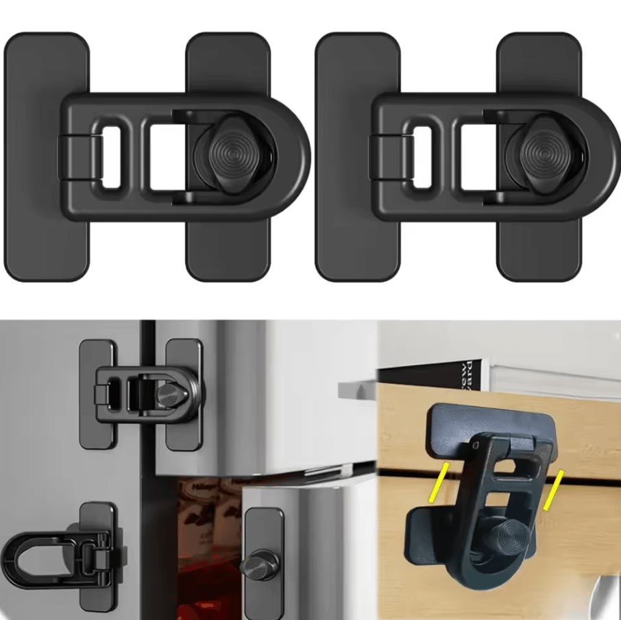 Fridge Child Safety Lock Refrigerator & Freezer Door Lock Baby Proofing Strap